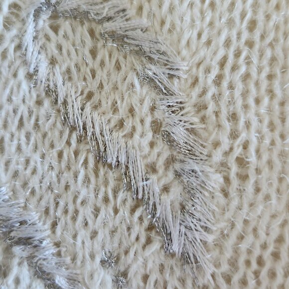 Piu Verona Made in Italy superkid mohair/ merino wool embroidered sequins Sweate - Picture 8 of 8